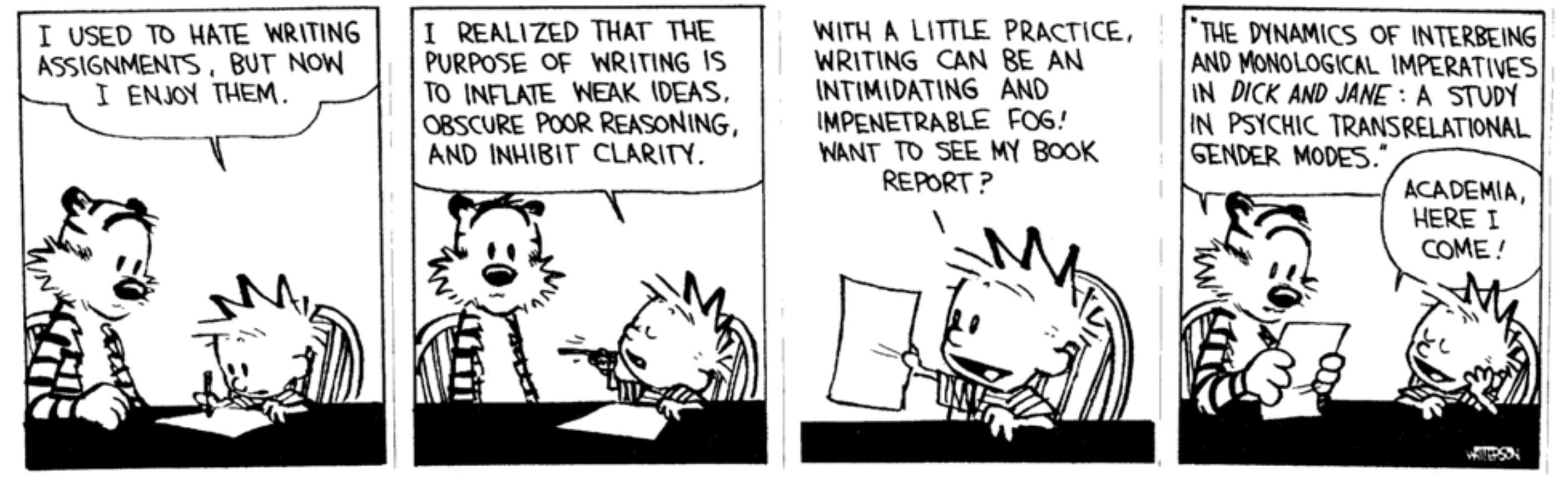Calvin and Hobbes, Bill Watterson.