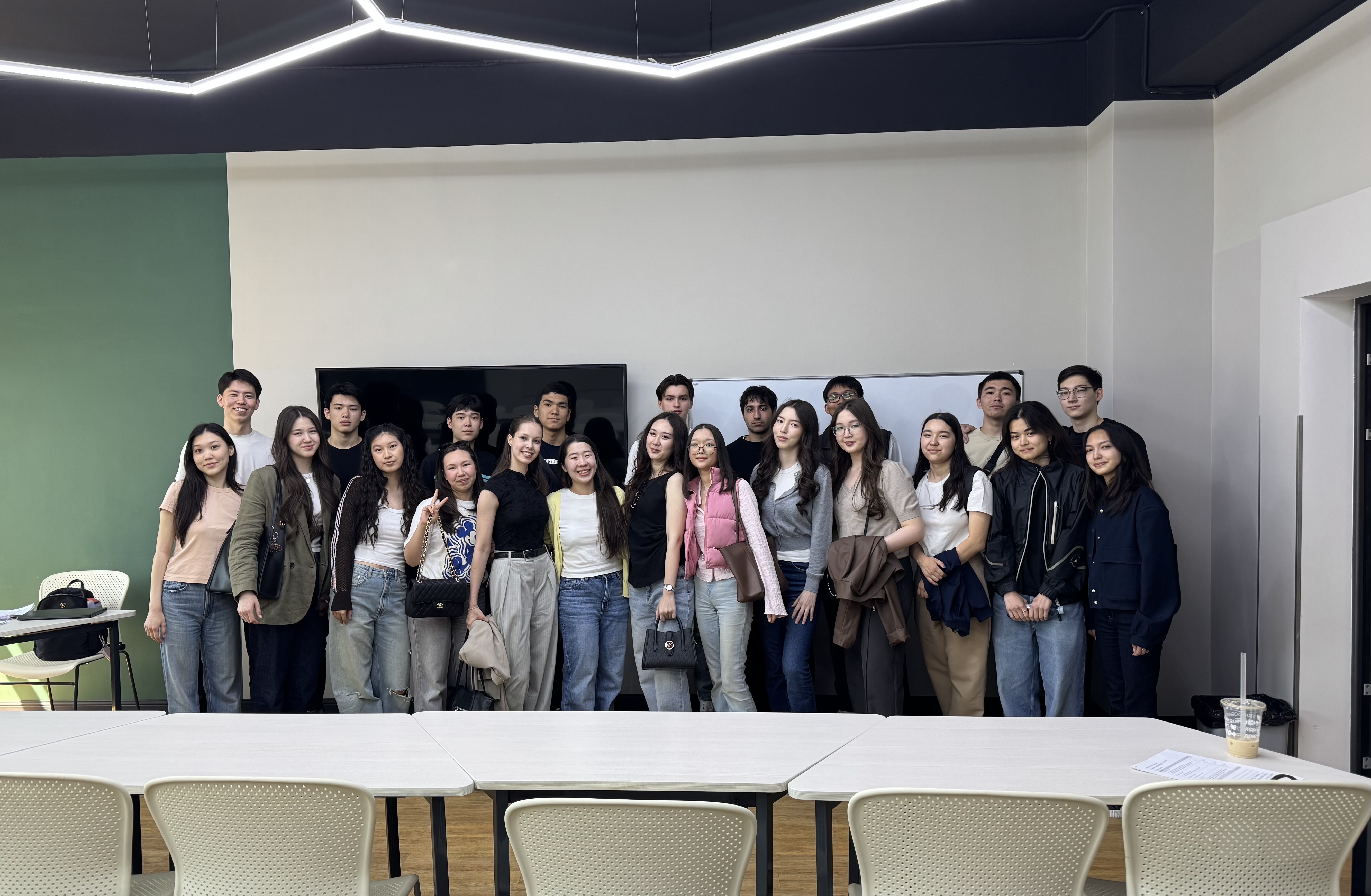 End-of-semester celebration with students